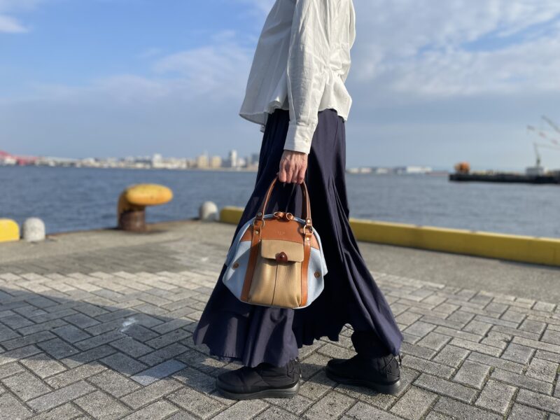 イタリアコーティングレザー × 栃木レザー 2WAY