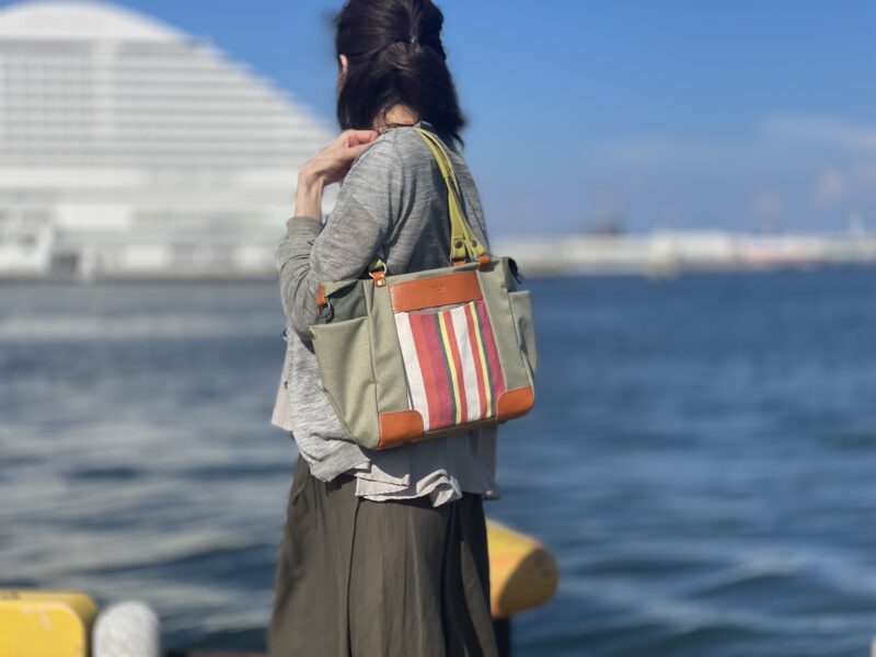 ナイロン x フランス綿 x レザー 3ＷＡＹ