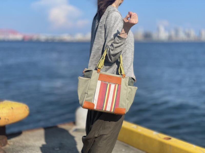 ナイロン x フランス綿 x レザー 3ＷＡＹ
