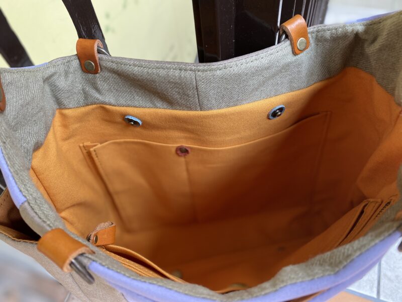ナイロン x フランス綿 x レザー 3ＷＡＹ