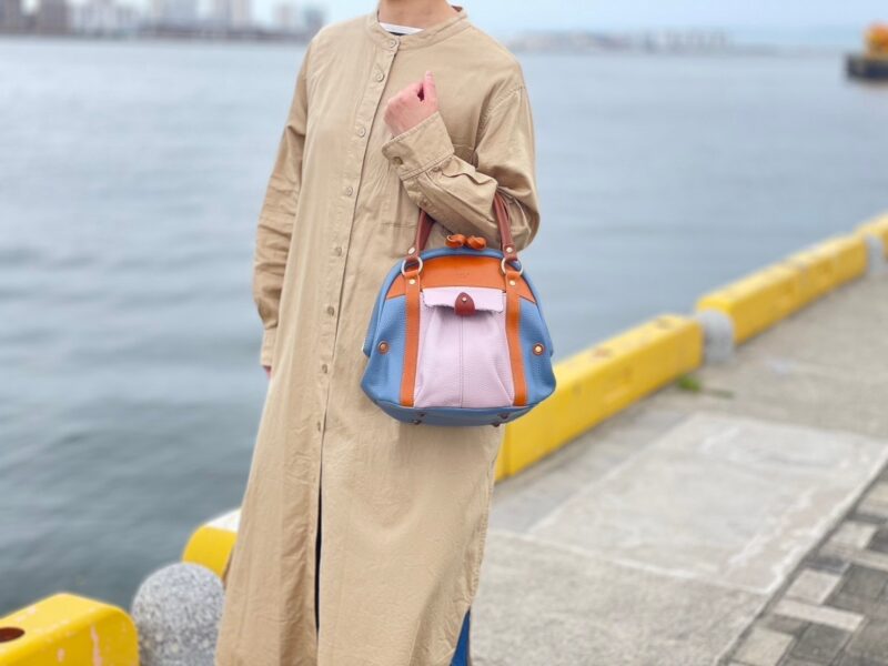 イタリアコーティングレザー × 栃木レザー 2WAY