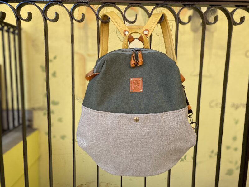 (C-2) ディープグリーン x マスタードレザー