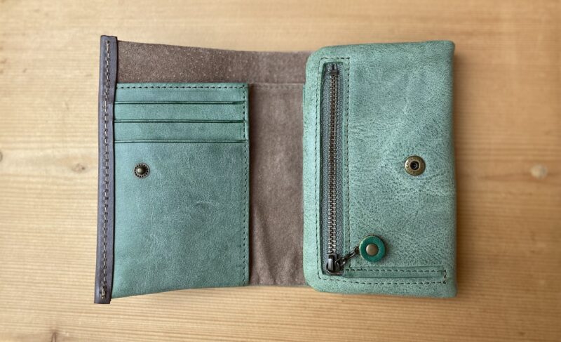 イタリアタンニンレザー3つ折り財布