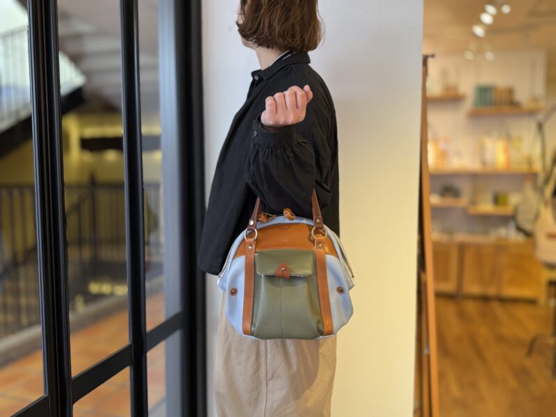 イタリアコーティングレザー × 栃木レザー 2WAY