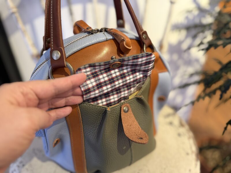 イタリアコーティングレザー × 栃木レザー 2WAY