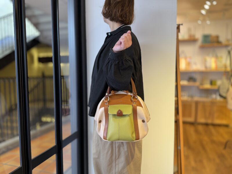 イタリアコーティングレザー × 栃木レザー 2WAY