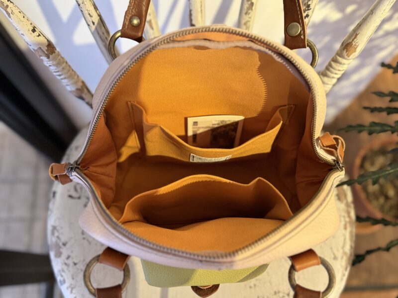 イタリアコーティングレザー × 栃木レザー 2WAY