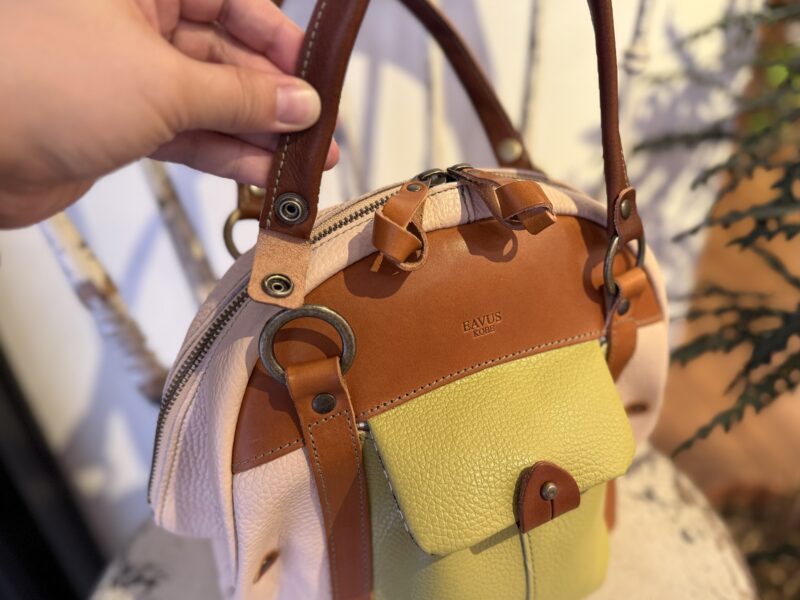 イタリアコーティングレザー × 栃木レザー 2WAY