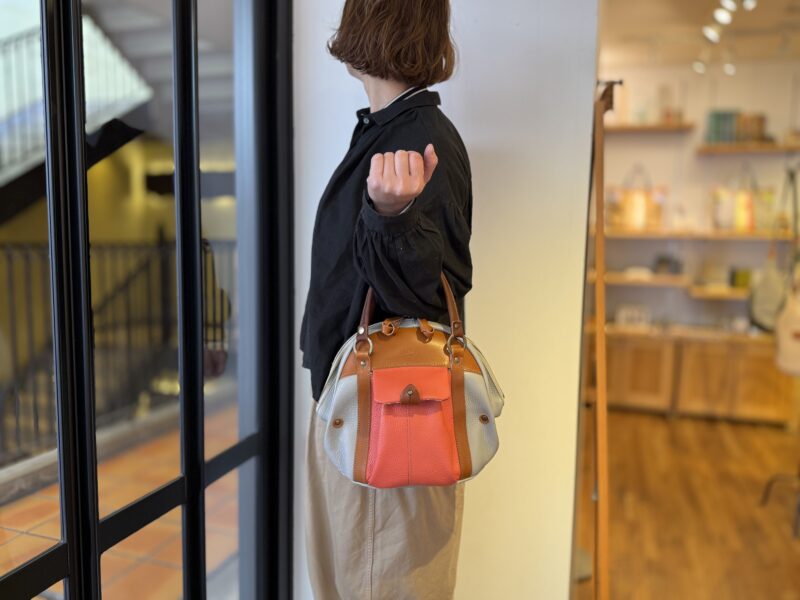 イタリアコーティングレザー × 栃木レザー 2WAY