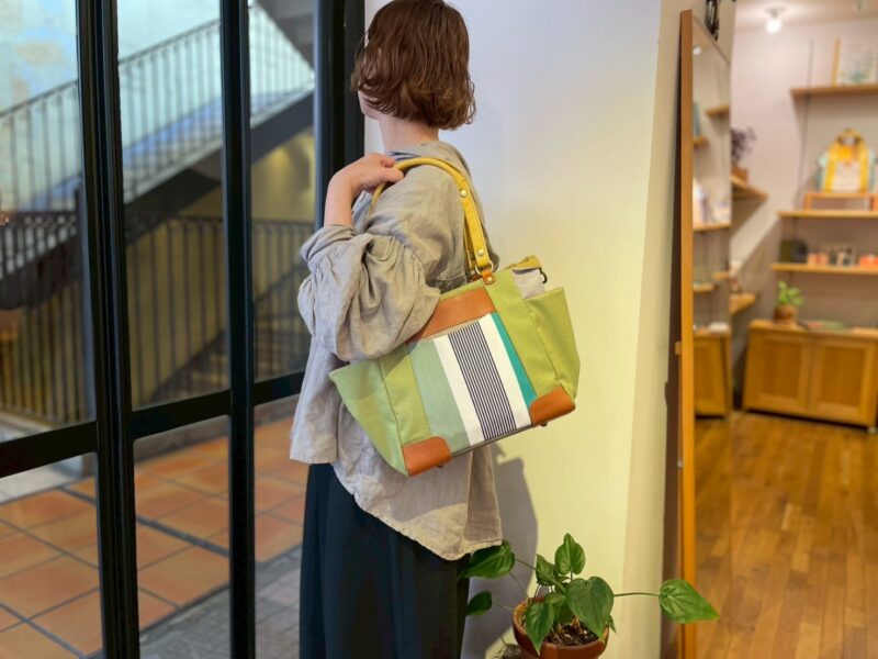 ナイロン x フランス綿 x レザー 3ＷＡＹ