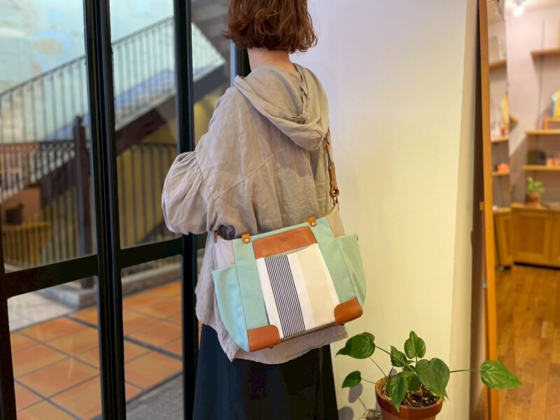 ナイロン x フランス綿 x レザー 3ＷＡＹ