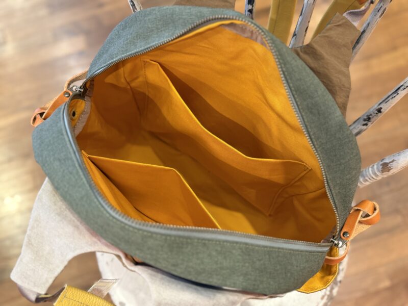 撥水ナイロン x イタリアコーティングレザー リュック＆トート