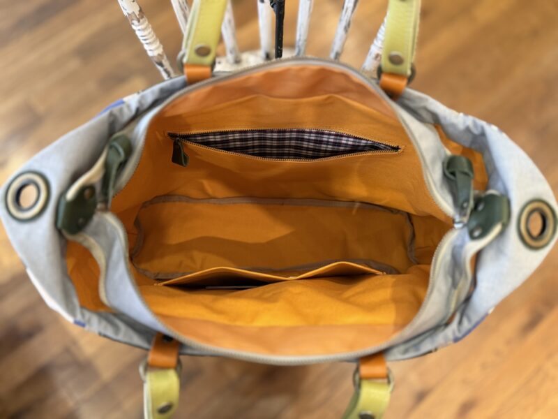 イタリアタンニンレザー×フランスコットン×リネン 4WAY