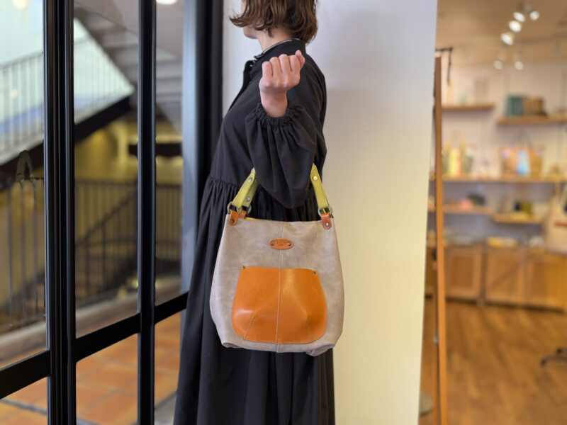 イタリアタンニンレザー x 栃木レザー トート