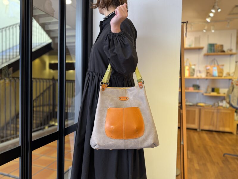 イタリアタンニンレザー x 栃木レザー トート