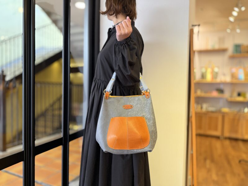 イタリアタンニンレザー x 栃木レザー トート