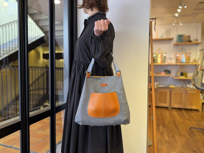 イタリアタンニンレザー x 栃木レザー トート