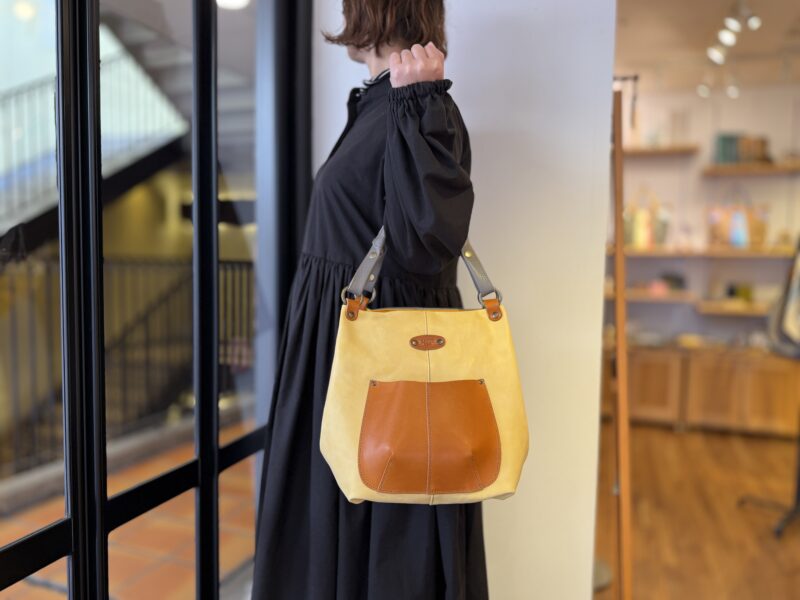 イタリアタンニンレザー x 栃木レザー トート