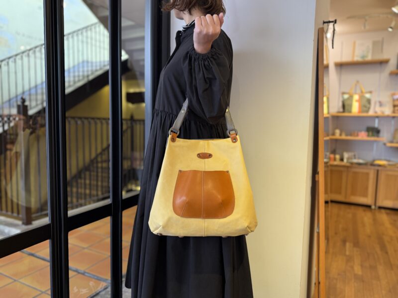 イタリアタンニンレザー x 栃木レザー トート