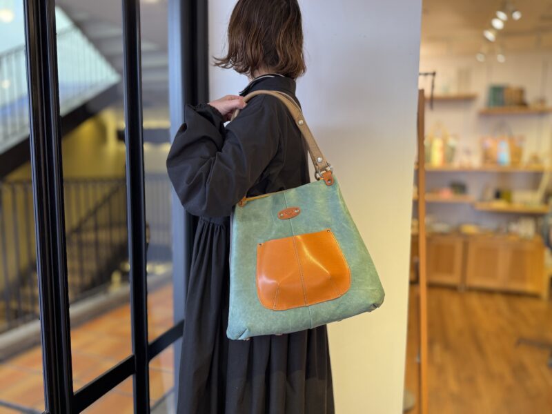 イタリアタンニンレザー x 栃木レザー トート