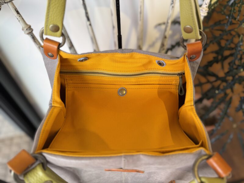 イタリアタンニンレザー x 栃木レザー トート