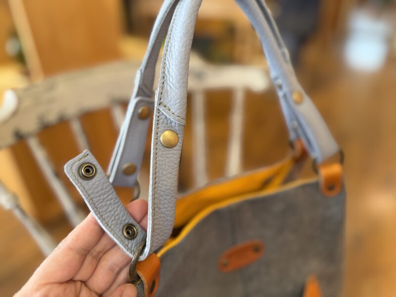 イタリアタンニンレザー x 栃木レザー トート