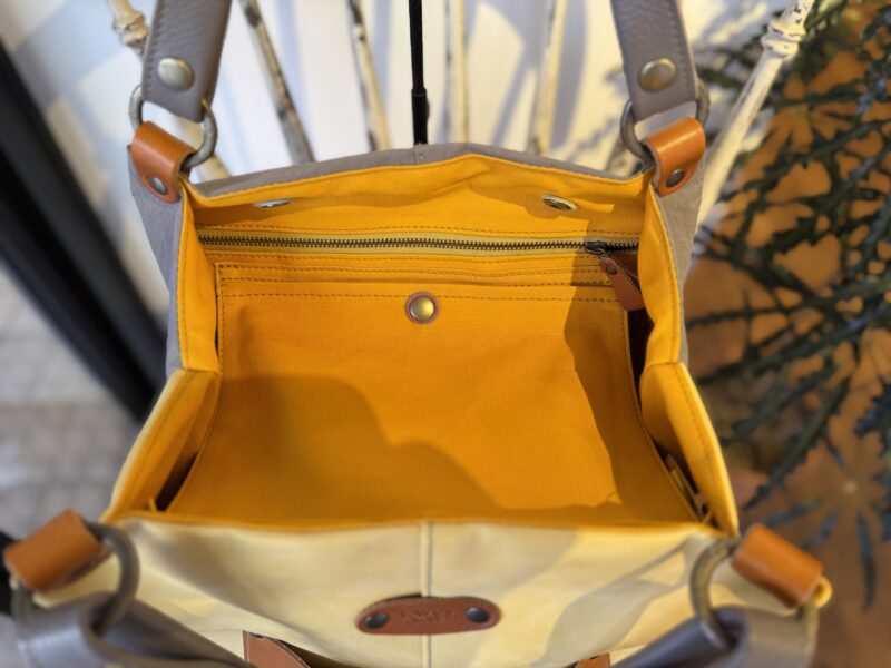 イタリアタンニンレザー x 栃木レザー トート