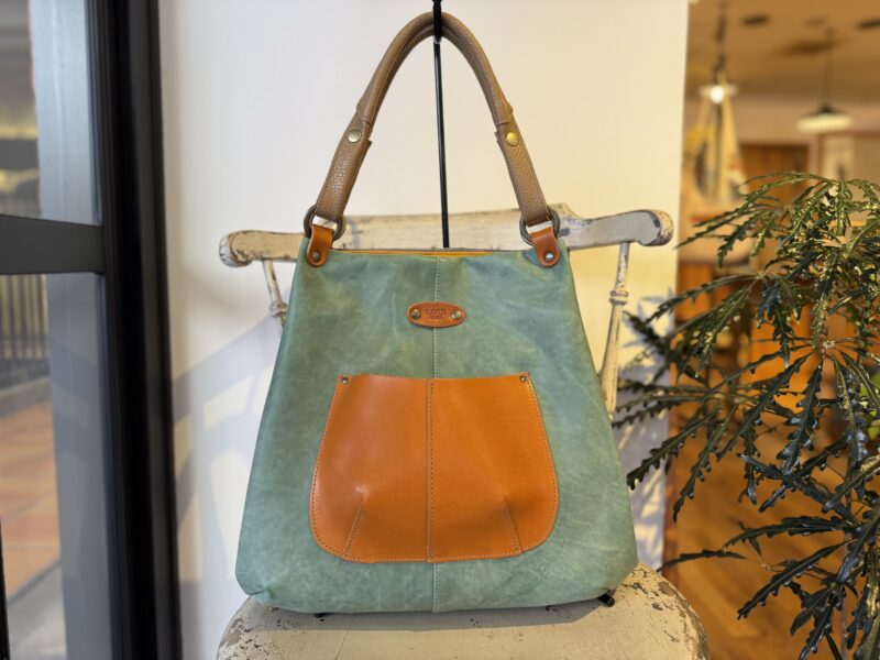 イタリアタンニンレザー x 栃木レザー トート