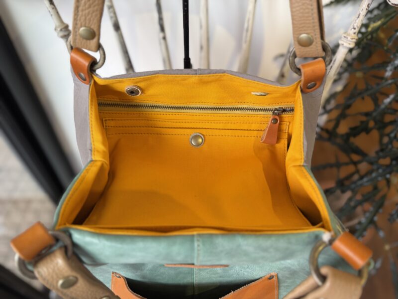 イタリアタンニンレザー x 栃木レザー トート