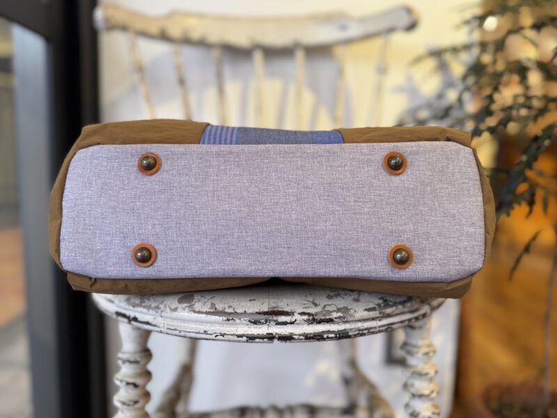 撥水ナイロン x フランスコットン ３WAY