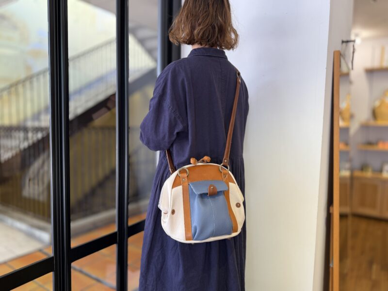 イタリアコーティングレザー × 栃木レザー 2WAY