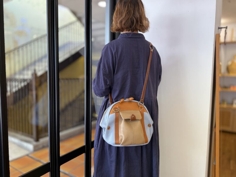 イタリアコーティングレザー × 栃木レザー 2WAY