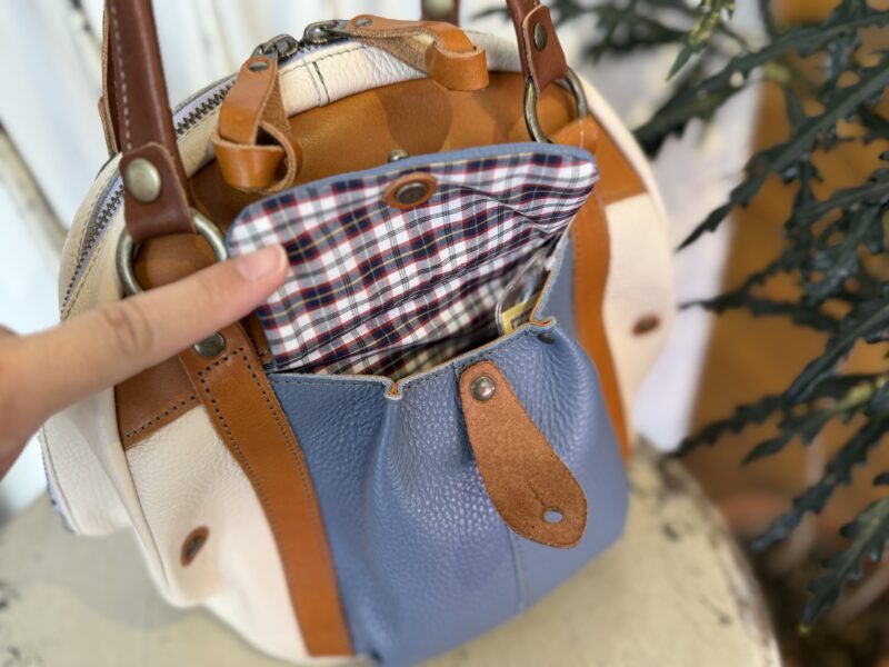 イタリアコーティングレザー × 栃木レザー 2WAY