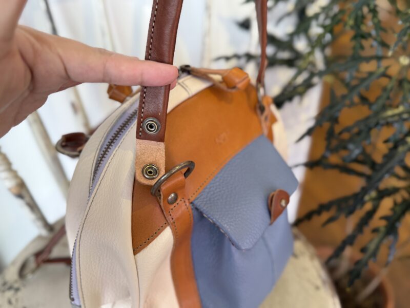イタリアコーティングレザー × 栃木レザー 2WAY