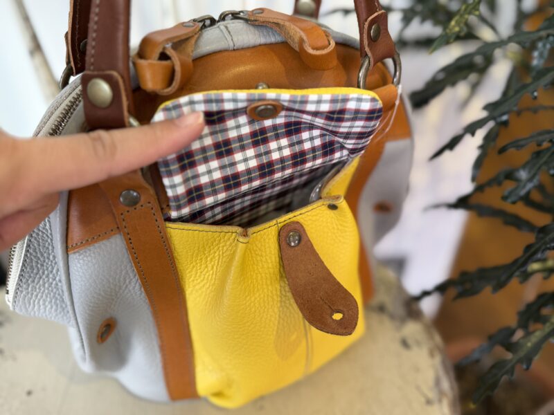 イタリアコーティングレザー × 栃木レザー 2WAY
