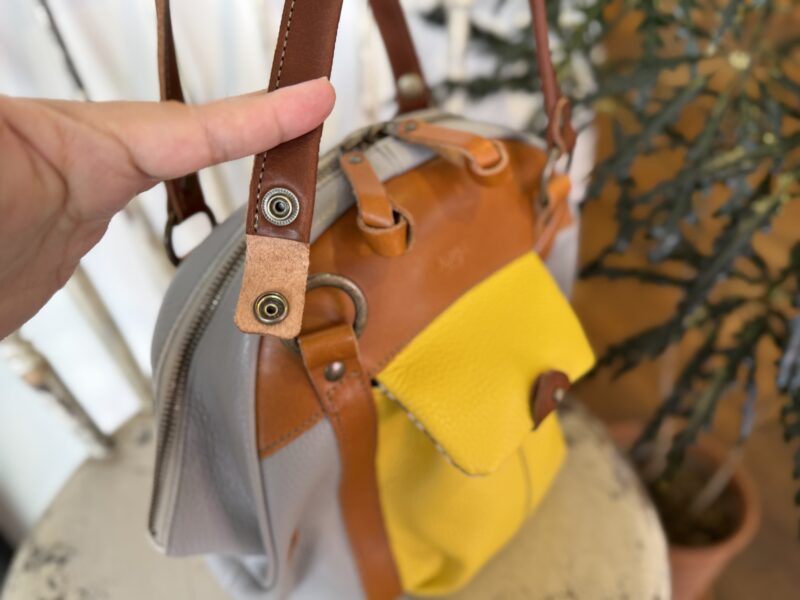 イタリアコーティングレザー × 栃木レザー 2WAY