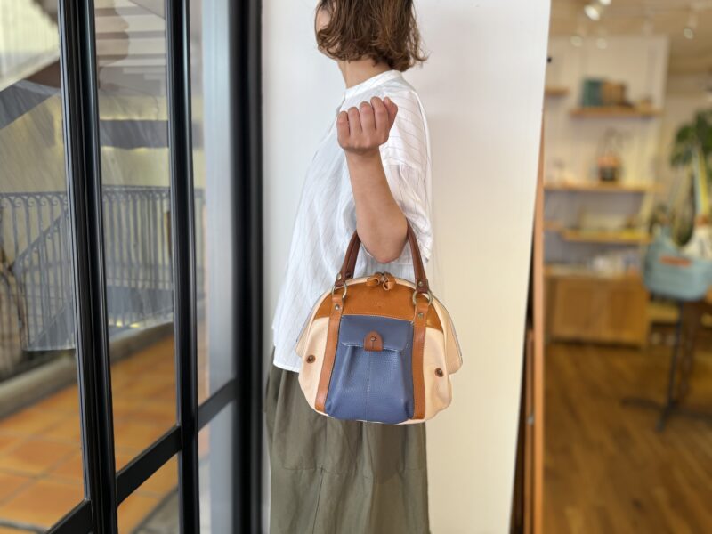 イタリアコーティングレザー × 栃木レザー 2WAY