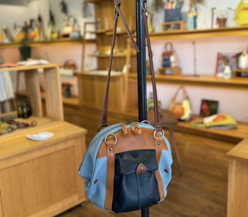 イタリアコーティングレザー × 栃木レザー 2WAY