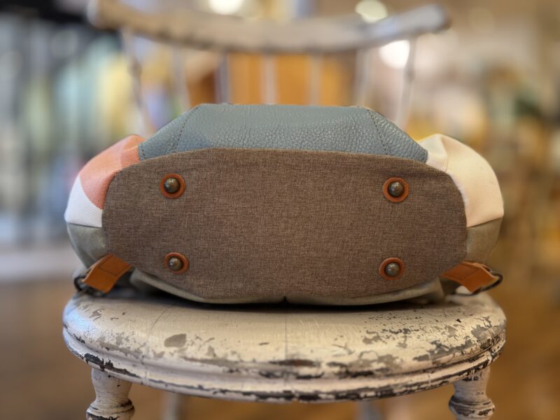 リトアニアリネン × ナイロン × レザー リュック&トート