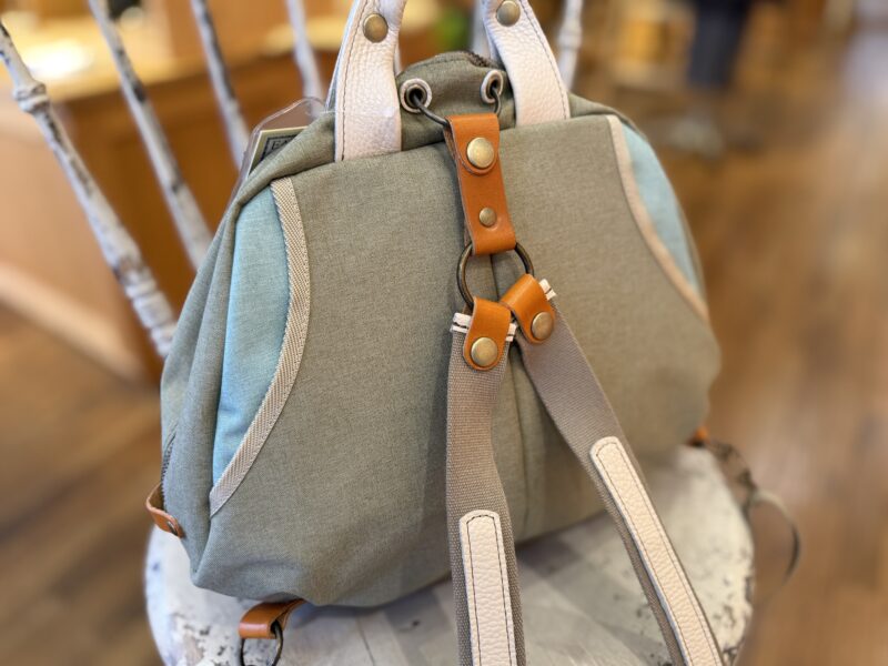 リトアニアリネン × ナイロン × レザー リュック&トート