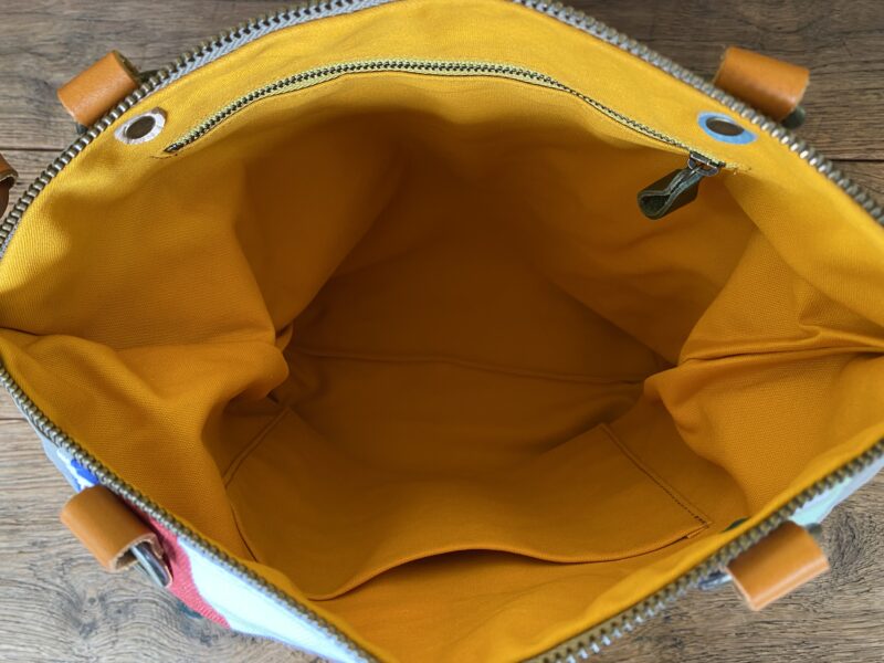 イタリアコーティングレザー x フランスコットン 3WAY