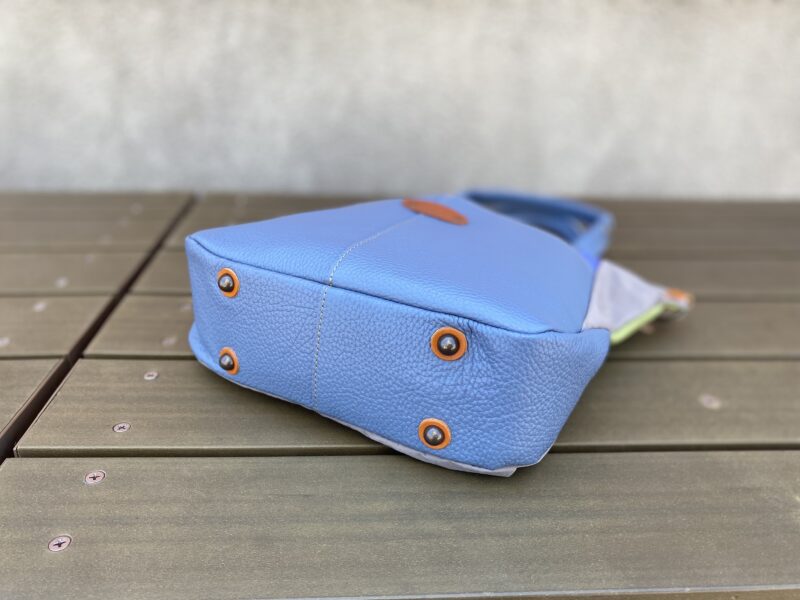 イタリアコーティングレザー x フランスコットン 3WAY