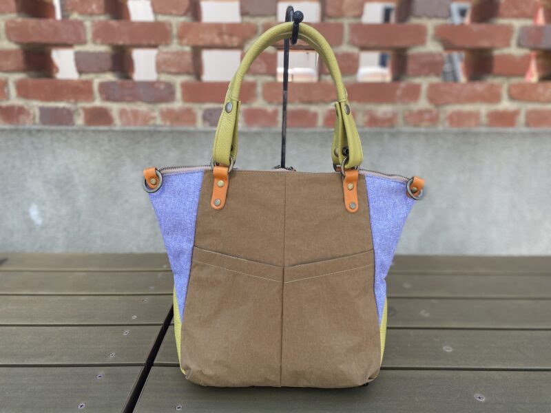 イタリアコーティングレザー x フランスコットン 3WAY