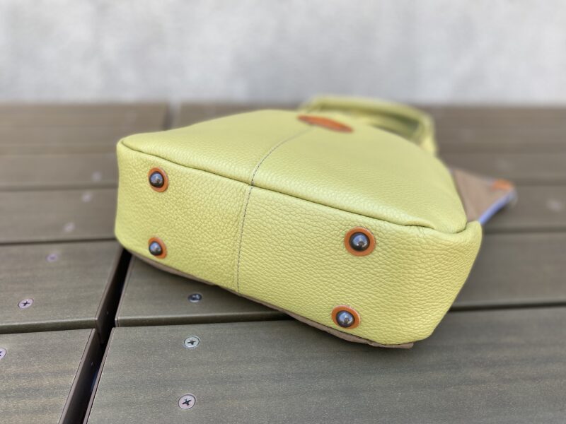 イタリアコーティングレザー x フランスコットン 3WAY