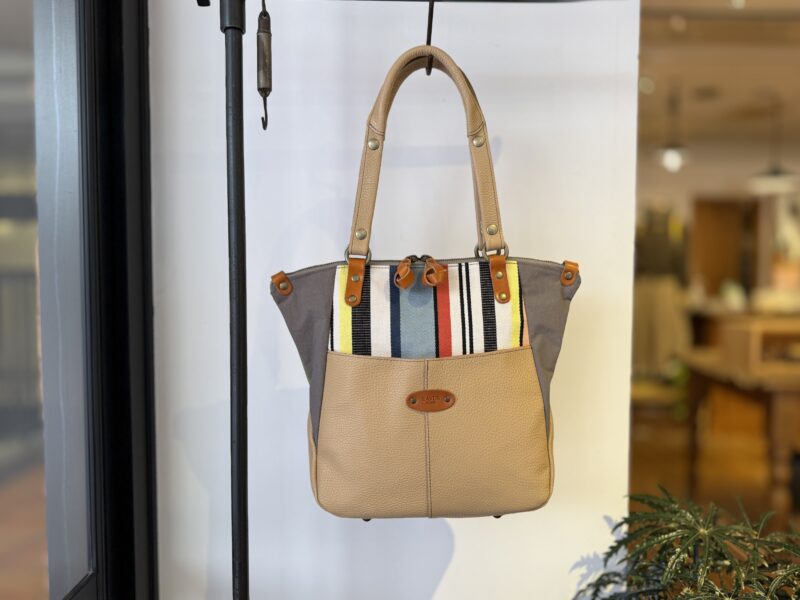 イタリアコーティングレザー x フランスコットン 3WAY