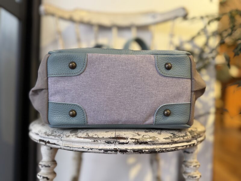 撥水ナイロン x イタリアコーティングレザー リュック＆トート