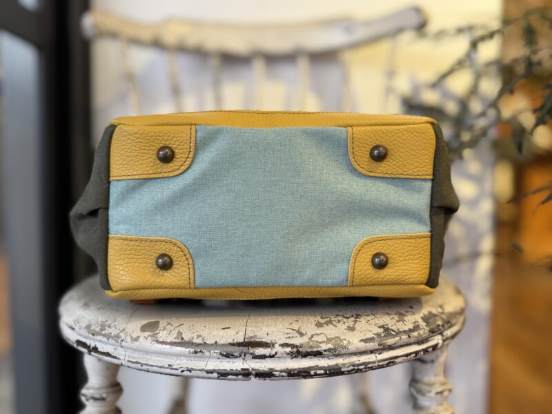 撥水ナイロン x イタリアコーティングレザー リュック＆トート