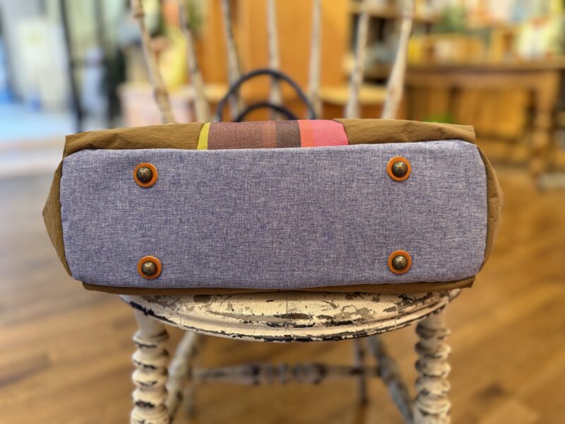 撥水ナイロン x フランスコットン ３WAY