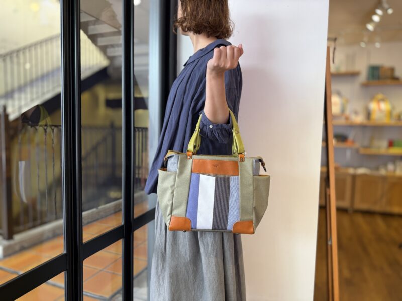 ナイロン x フランス綿 x レザー 3ＷＡＹ