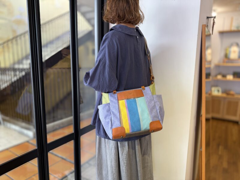 ナイロン x フランス綿 x レザー 3ＷＡＹ